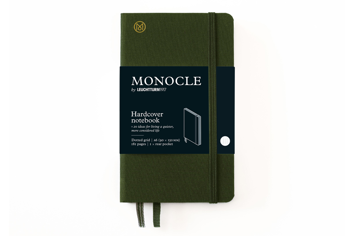 LEUCHTTURM1917 Monocle Dotted Notebook Hardcover A6 Olive